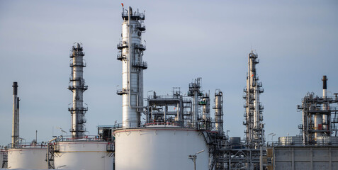 Oil and Gas Industrial zone,The equipment of oil refining,Close-up of industrial pipelines of an oil-refinery plant,Detail of oil pipeline with valves in large oil refinery.