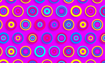 Fototapeta premium Geometric circles