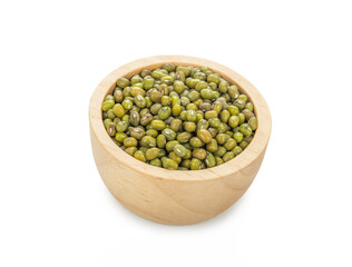 Green beans in a wooden cup