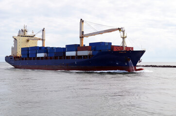 container cargo freight ship