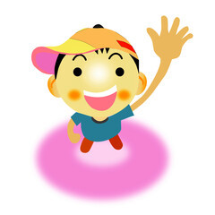 little girl with balloon