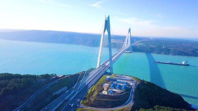
Yavuz Sultan Selim Bridge Timelapse Sunset, in Istanbul Turkey