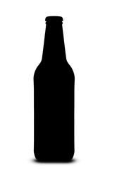 dark bottle with beer