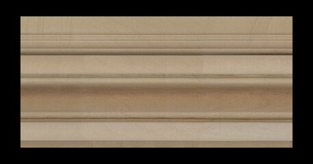 elements of architectural decorations of buildings, moldings and cornices on the streets in Catalonia, public places. © Kozlik_mozlik