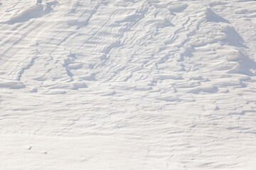 Obraz premium winter background with snow texture closeup