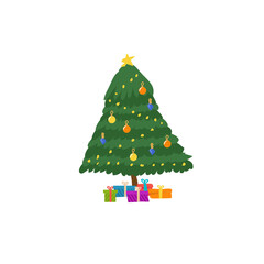 christmas tree illustration