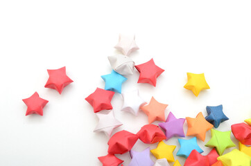 Origami lucky stars, decoration