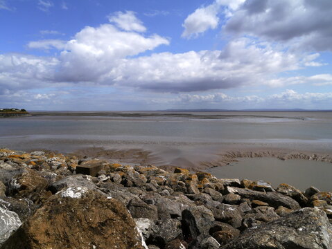 The Bristol Channel From Cardiff Bay, UK.