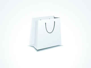 Vector shopping bag icon symbol 