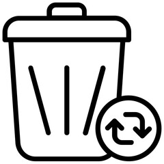 Recycle bin Save World Icon