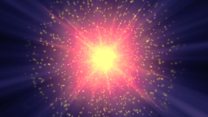 sun ray light particle illustration