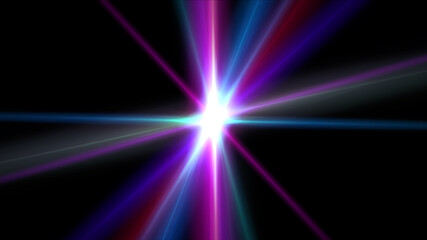 Obraz premium abstract star burst flash laser beam illustration