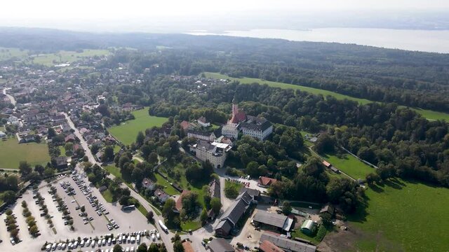 Kloster Andechs - Drone Perspective Architecture Photography	
