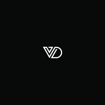 vd letter vector logo abstract