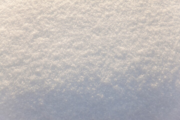 winter background with snow texture closeup