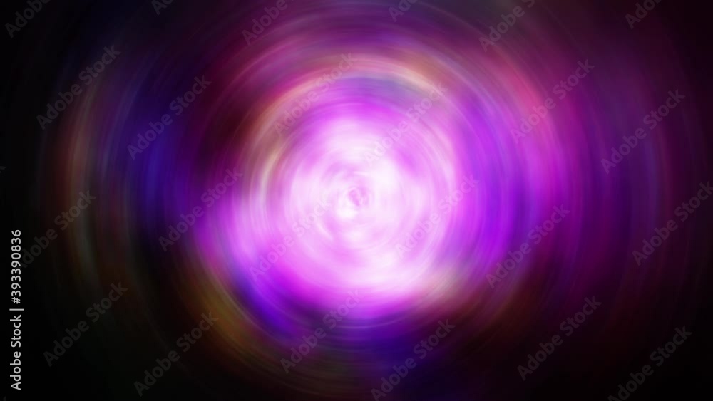 Poster 4k seamless loop colorful mysterious energy wave. a glowing ripple plasma energy wave circles. abstr