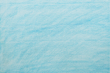 White watercolor paper with blue crayon coloring texture background for product overlay or backdrop...