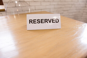 reserved text on the paper