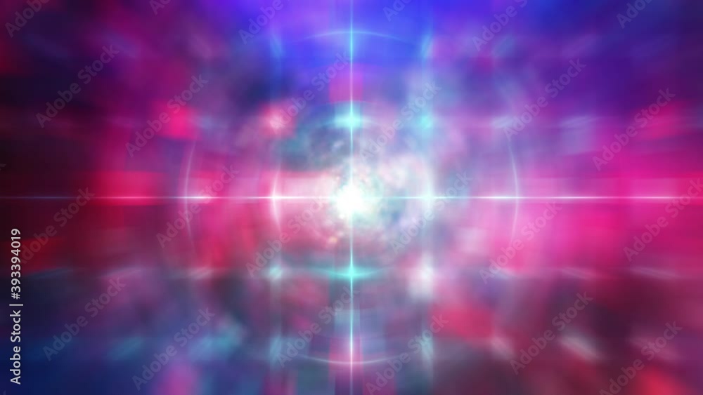 Poster 4k hi tech futuristic loop blurred background with colorful mysterious energy wave. smooth blurred f
