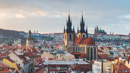 Prague Old Town Square and Church, Czech Republic