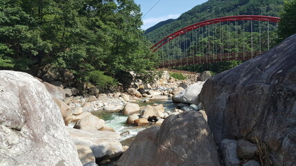 한국의  계곡 -  휴식이 있는 여름  휴가