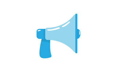 Megaphone, Loudspeaker cartoon vector illustration. Alert and announcement symbol.