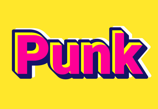 Simple and Bold Pop Text Effect