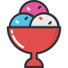 
Ice Cream Vector Icon
