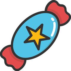 
Toffee Vector Icon
