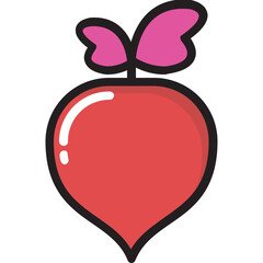 
Turnip Vector Icon
