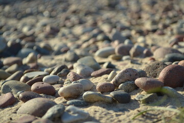 stones on the beach