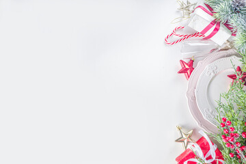 Christmas table setting