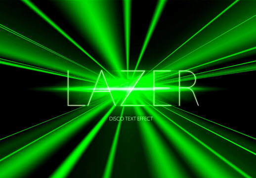 Lazer Text Effect