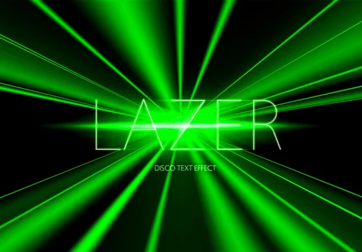 Lazer Text Effect