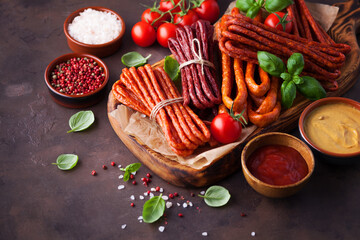 lots of delicious kabanos
