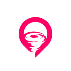 Point Tornado logo vector template, Creative Twister logo design concepts, icon symbol