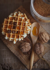 chocolate cake with nuts