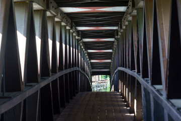 Cycleway of the Venosta valley, a bridge