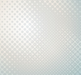 Abstract dotted grey pattern. Circle halftone dots vector texture background.