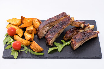 Sweet chili sauce with pork ribs