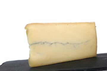 cow french and swiss cheese as morbier and gruyere