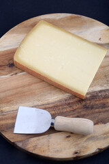 swiss gruyere cow cheese as delicacy gourmet food