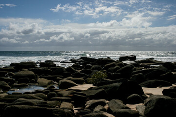 Angourie Blue Pool and Angourie Back Beach, Yamba, New South Wales, Australia