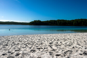 Lake McKenzie, Fraser Island, Queensland, Australia, biggest sand island in the world