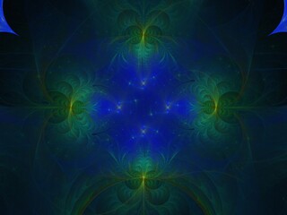 Imaginatory fractal background Image