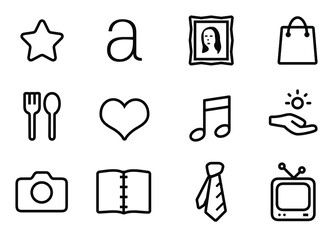 Set of feature icons