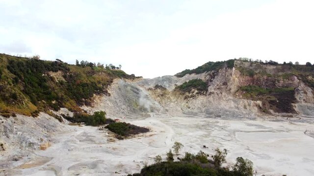 Vulcano, la Solfatara di Pozzuoli, Napoli, Italia