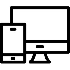 
Adaptive Line Vector Icon
