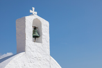 Fototapeta premium View of the Saint Eleftherios Church, Ios, Greece.