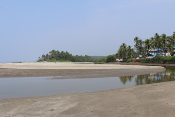 house in the palms of Goa India